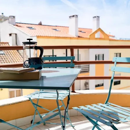 Lägenhet Amazing Flat With Ocean View #costa Da Caparica *