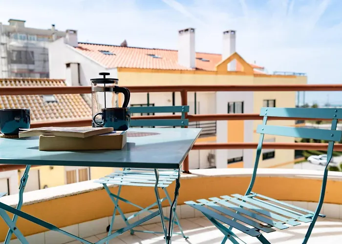 Lejlighed Amazing Flat With Ocean View #costa Da Caparica *